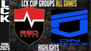 DNF vs NS Highlights ALL GAMES | LCK CUP Split 1 2025 Groups | DN Freecs vs Nongshim Redforcde