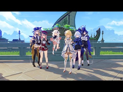 [JPDUB] Furina and Gang Saying Goodbye to Traveler | Genshin Impact 5.0