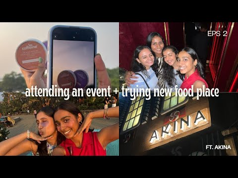 VLOG: attending an event + trying new food place ft. Akina