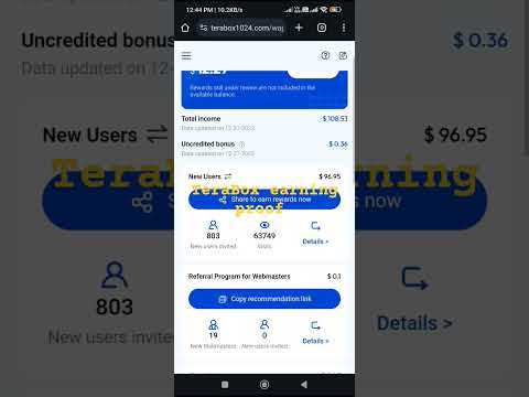 TeraBox live earning proof #ytshorts #ytshort #terabox #earning #earningproof #shortsvideo #fb