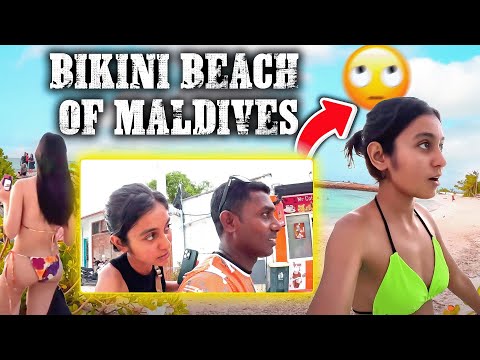 This MALDIVIAN GUY Showing me Bikini Beach of #maldives 🏝️🇲🇻