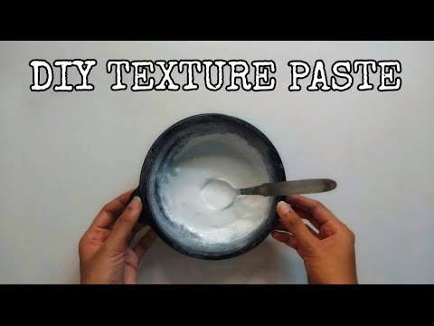 How to make Texture Paste at home | Making Your own Texture Paste