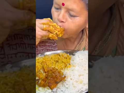 @eating spicy fish curry 🔥 with rice and 🌶️