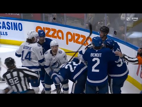 Toronto Maple Leafs Vs Tampa Bay Lightning End Of Game Scrum