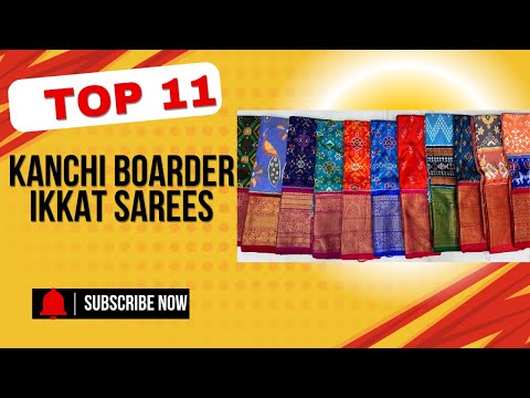 IKKAT WEDDING SAREES||POCHAMPALLY KANCHI BOARDER SAREES||IKKAT SAREES WITH KANCHI PALLU SAREES