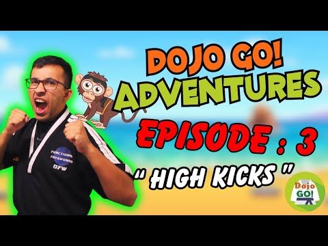 7 Minute Karate Lesson | Dojo Go! Adventures Episode 3 | High Kicks