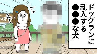 ドッグランに乱入してくる●●●な犬【アニメ】