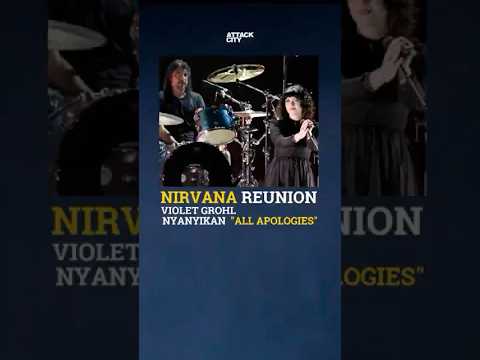 Nirvana Reunion: Putri dari Dave Grohl nyanyikan “All Apologies.” #nirvana #music #band #losangeles