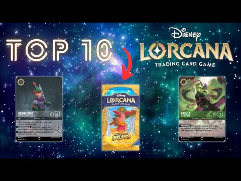 10 Most Expensive Into the Inklands Lorcana cards 🏴‍☠️ #top10 #disneylorcana #intotheinklands