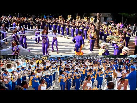 St. Augustine vs L.B Landry *Mini Battle* @ Champion Square Bayou Classic Parade (2024)