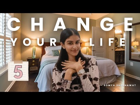 Change your Life today l 5 Life Lessons for Inspiration l Motivational video by Somya Shekhawat