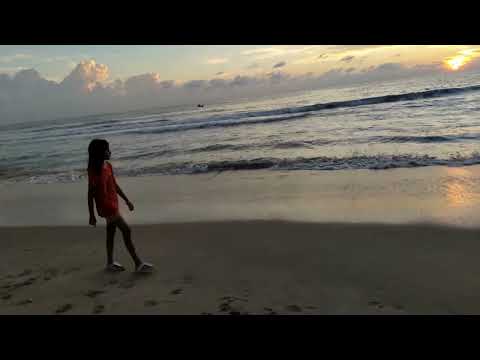 Sunset Stroll | Walking Along the Waves #reels