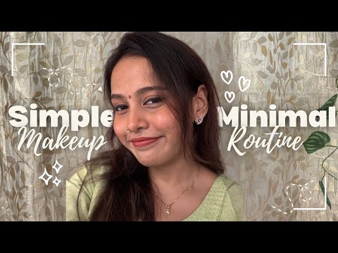 Simple Makeup Routine ✨Only minimal products, dewy and glowy look 🍒