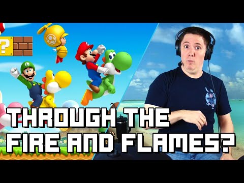 Through The Fire And Flames But DragonForce Is Performing In The Mushroom Kingdom