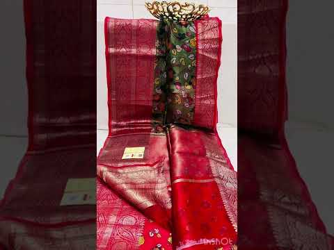 Banarasi Organza Silk Saree | Booking +918810782147