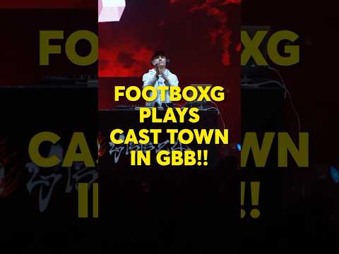 🇧🇪🍺 FootboxG drops ‘Cast Down’ - Pure Vibes, Pure Fire! 🎧🔥 #beatbox #gbb24 #dj #djset #crazy