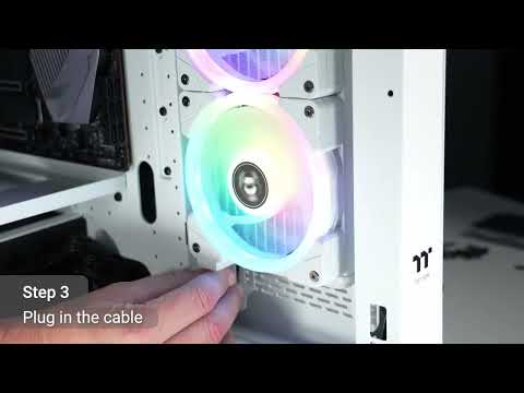 SWAFAN EX12/ EX14: Step by Step Case Fan Installation