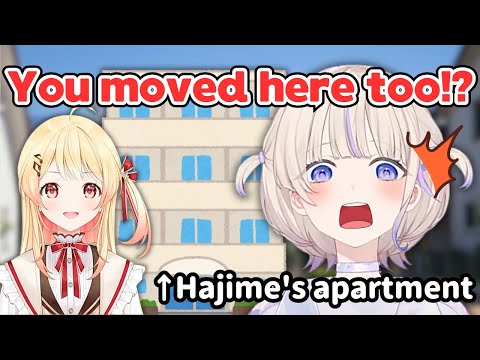 Hajime Reveals That She and Kanade Happened To Move Into the Same Apartment[Hololive/EngSub/JpSub]