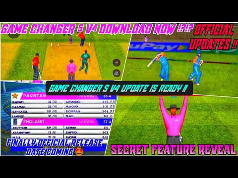 GAME CHANGER 5 V4 UPDATE IS READY 💥 || GAME CHANGER 5 ALL SECRET LEAK 😍 || GAME CHANGER 5 🔥#cricket