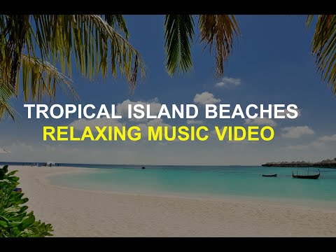 🔴🌴COOL FOOTAGE DRONE TROPICAL CARRIBEAN ISLAND BEACHES AND OCEAN MUSIC🌴