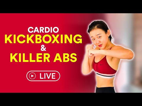 [LIVE] Cardio Kickboxing & Killer Abs | Joanna Soh