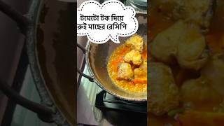 টমেটো টক দিয়ে রুই মাছের রেসিপি🔥#streetfood