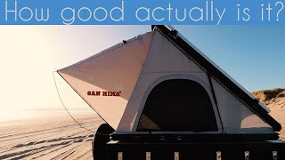 SAN HIMA Kalbarri Roof Top Tent REVIEW - Pros and Cons