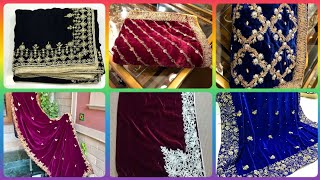 Winter Velvet Shawls || Latest Shawl designs 2024 || Winter Shawl design for ladies