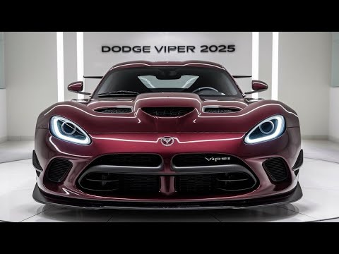 "Unbelievable 2025 Dodge Viper: The Return of a Supercar Legend"