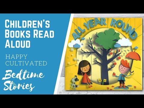 ALL YEAR ROUND Book | New Years Books for Kids | Children's Book about Months | Book about Shapes