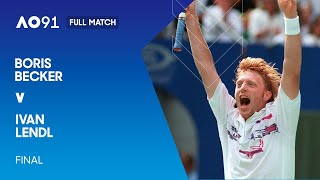 Boris Becker v Ivan Lendl Full Match | Australian Open 1991 Final