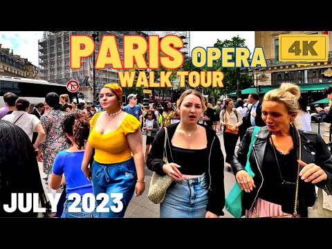 Paris Opera Area Walk Tour during Fashion Week in July 2023