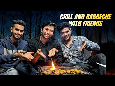 Midnight Grill and barbeque with friends, life time memories full of fun watch full video till end