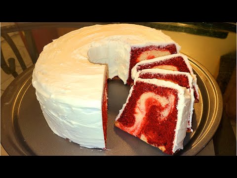 Red Velvet cream cheese marble cake