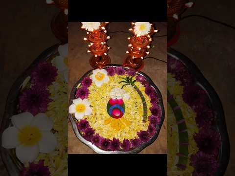 Pongal uruli decoration 🌺🧉🌾🌻#positivevibs #ytshorts #flowerarrangement @sathyatamil24