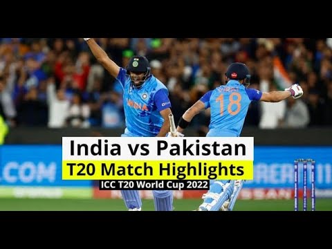 India vs Pakistan Full highlight match || icc men's t20 world cup 2022 || ind vs pak