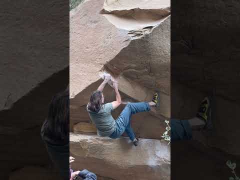 In our Time V7/8. Red Rocks Nevada #bouldering