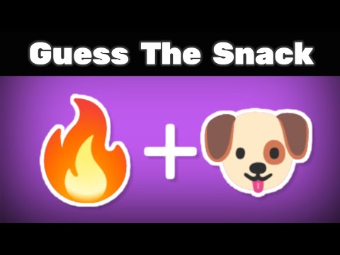 GUESS THE SNACK BY EMOJI | Emoji Quiz