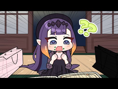 【English】Ina'nis was covered in leeks after eating Japanese sweets.【hololive/Animation/Clips】