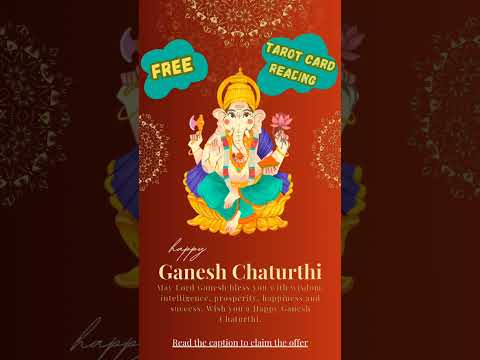 Ganesh Chaturthi Offer | Free Tarot Card Reading | Read description for details.