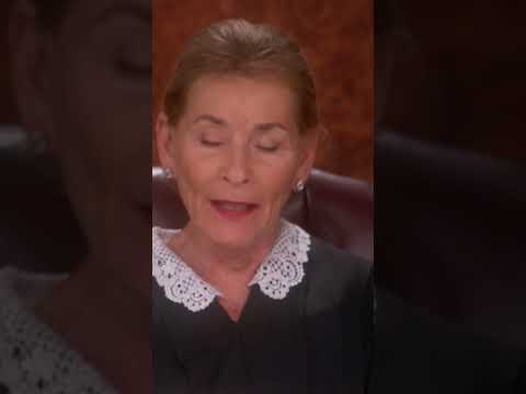 Judge Judy wouldn't give man a dime! #shorts