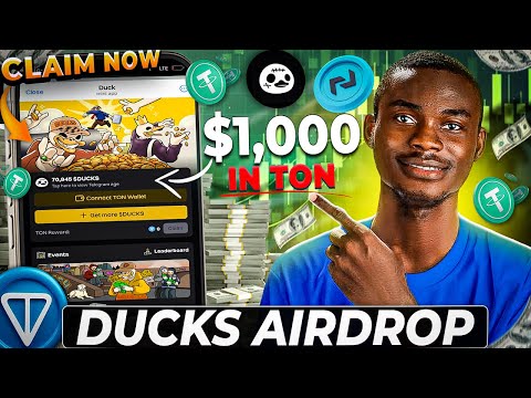 Claim FREE $1,000 in Ton From Ducks Airdrop To Bitget Wallet (step by step guide)