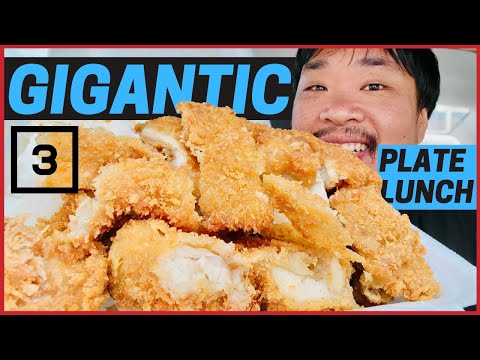 Cheap Eats HUGE Plate Lunches in Honolulu Hawaii