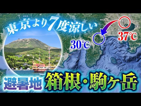 7度涼しい避暑地、箱根・駒ヶ岳を観光してみた【青春18きっぷ】