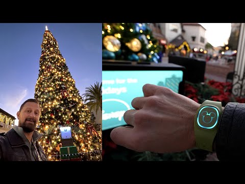 Disney Springs Holiday Adventure! | Christmas Tree Stroll, Tour & Star Wars Skeleton Crew Preview!