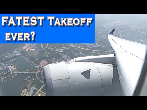 A350 Takeoff: Airbus A350 Fast Takeoff