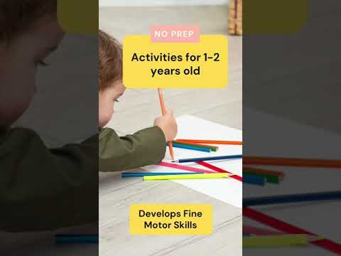 Fine Motor Skill Activities for 2 year old and Toddlers | Fun Activities for 1-2 year old - DAY 1