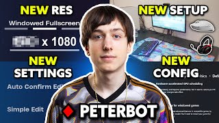 Peterbot Reveals NEW Settings & Stretched Res in Fortnite Chapter 6!