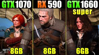 RX 590 vs. GTX 1070 vs. GTX 1660 Super - Test in 25 Games + FSR Benchmarks