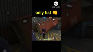 free fire lone wolf gameplay video only fist. #short #shorts